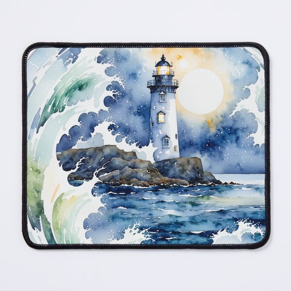 Item preview, Lighthouse Amidst the Waves designed and sold by PragmaticP.