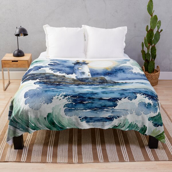 Item preview, Lighthouse Amidst the Waves designed and sold by PragmaticP.
