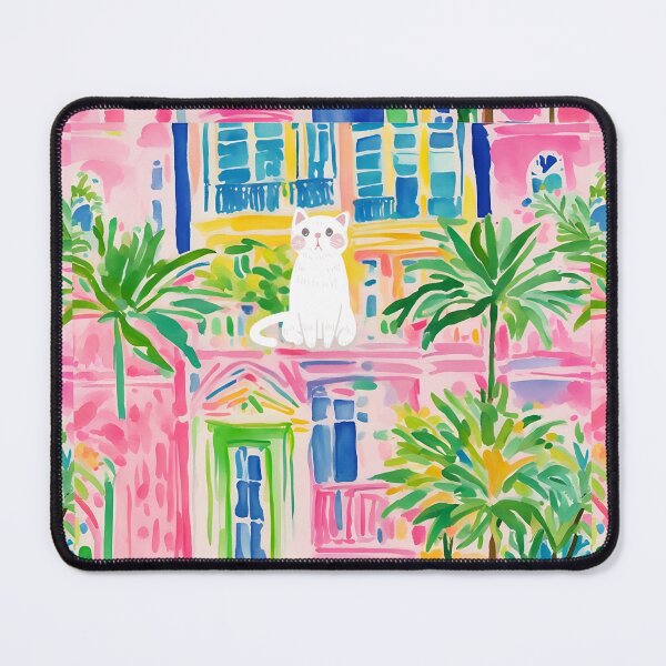 Item preview, Cat and balconies of Antibes designed and sold by SophieClimaArt.