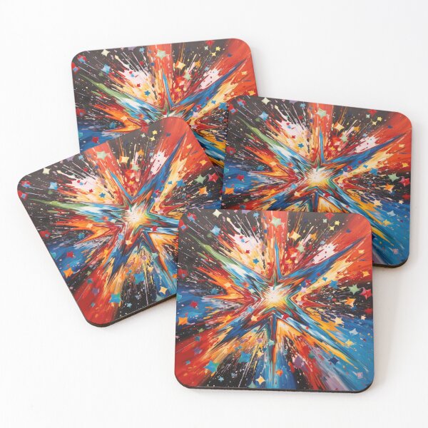 Item preview, Explore "Simplistic & Minimalistic Star Collision Art" designed and sold by ArtificialGenes.