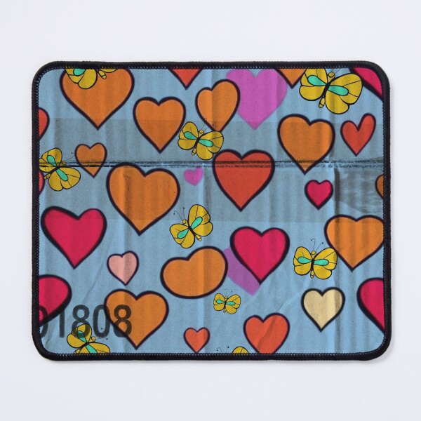 Item preview, HEARTS UND BUTTERFLIES PRINTED ON CARDBOARD designed and sold by inarausch2023.