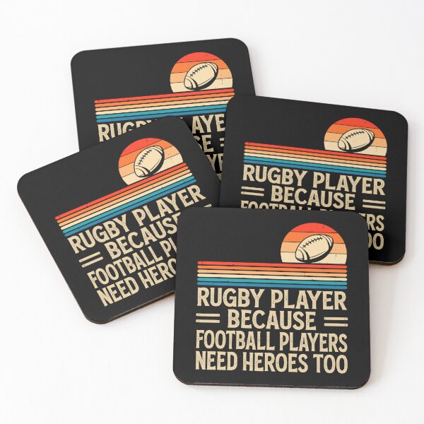 Item preview, Rugby Player Because Football Players Need Heroes Too - Funny Rugby designed and sold by naworas.