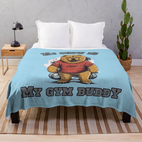 Item preview, Chow Chow Gym Buddy - Perfect for Active Dog Owners designed and sold by brindled.