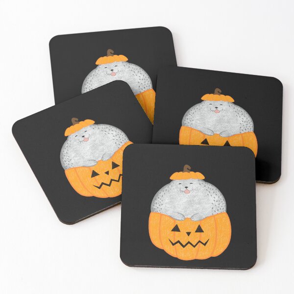 Item preview, Happy Halloween Pumpkin Seal designed and sold by raedoes.