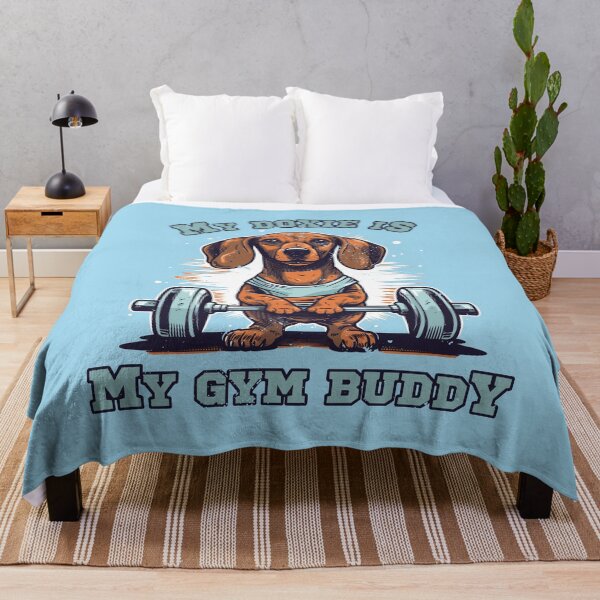 Item preview, Dachshund Gym Buddy - Perfect for Active Dog Owners designed and sold by brindled.