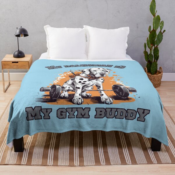 Item preview, Dalmatian Gym Buddy - Perfect for Active Dog Owners designed and sold by brindled.
