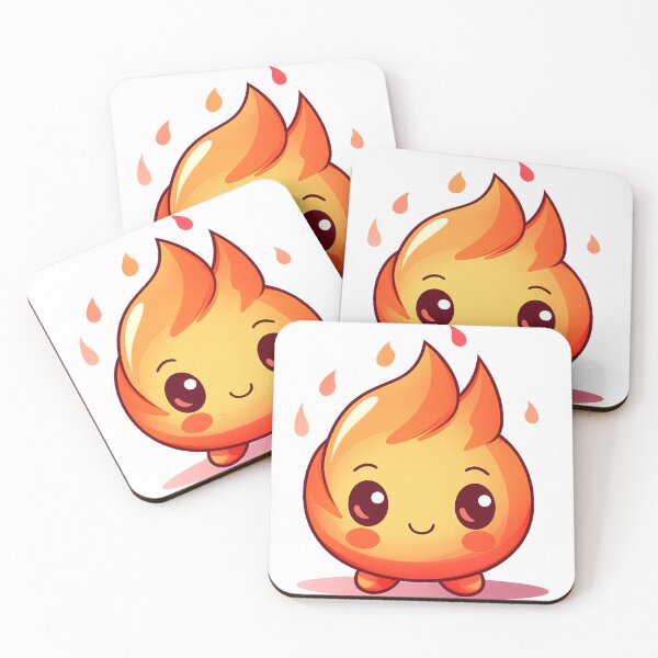 Item preview, Amberglow, the Tiny Flame Spirit designed and sold by MinaStellar.