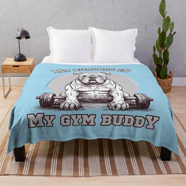 Item preview, English Bulldog Gym Buddy - Perfect for Active Dog Owners designed and sold by brindled.