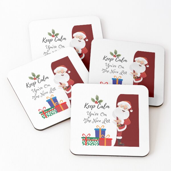 Item preview, Keep Calm You’re On The Nice List designed and sold by Quote Gallery.