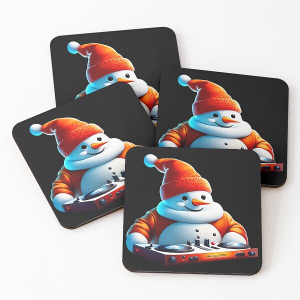 Item preview, Arctic Beats: DJ Snowman Spinning Cool Tune designed and sold by GranitTR.