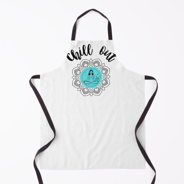 Item preview, Chill Out Mandala aqua background designed and sold by JoyGDesigns.