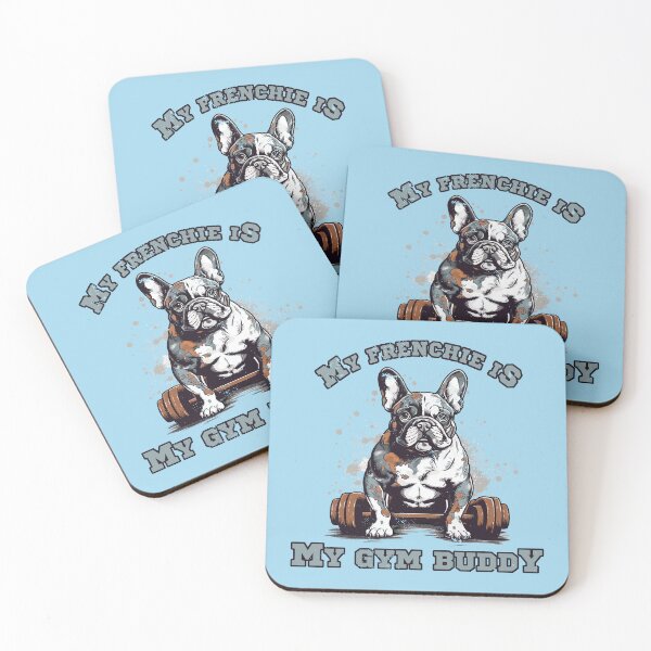 Item preview, French Bulldog Gym Buddy - Perfect for Active Dog Owners designed and sold by brindled.
