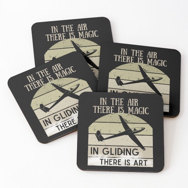 Item preview, In the air there is magic in gliding there is art - white designed and sold by youraircraftart.