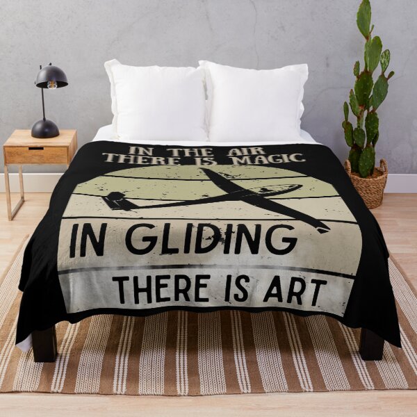 Item preview, In the air there is magic in gliding there is art - white designed and sold by youraircraftart.