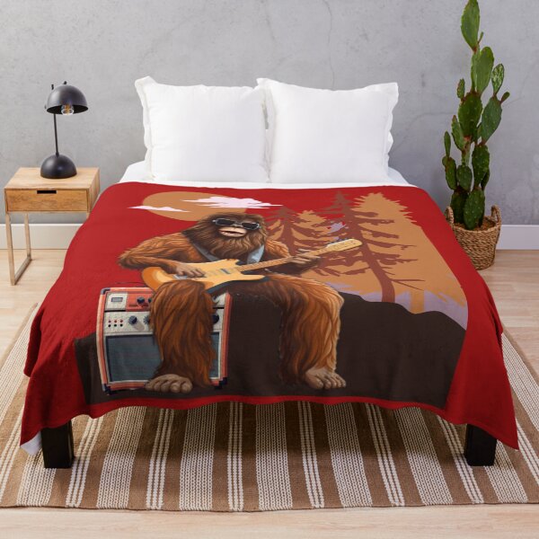 Item preview, Rock On Bigfoot Sasquatch Loves Rock And Roll designed and sold by nicksvp.