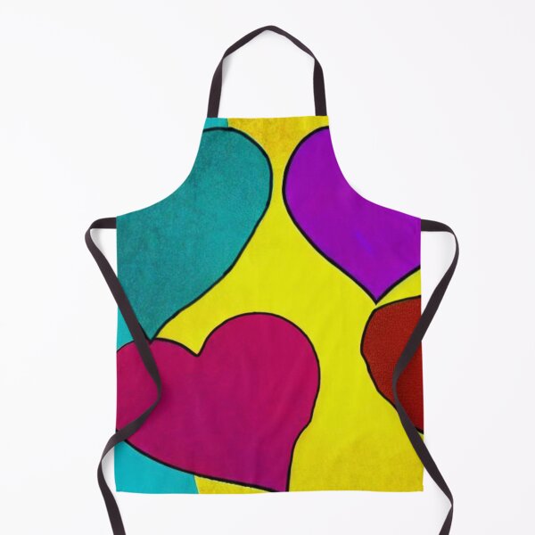 Item preview, FOUR MULTICOLORED HEARTS designed and sold by inarausch2023.