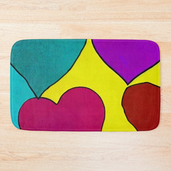 Item preview, FOUR MULTICOLORED HEARTS designed and sold by inarausch2023.