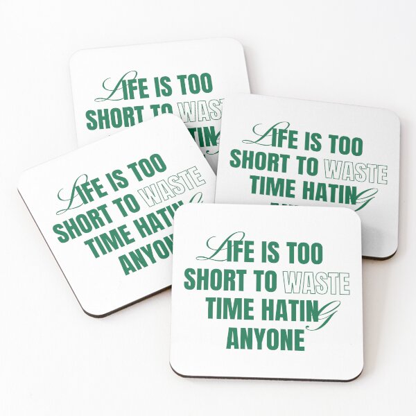 Item preview, Life Is Too Short To Waste Time Hating Anyone - Embrace Life's Moments - Choose Love Not Hate designed and sold by ArtSculpt.