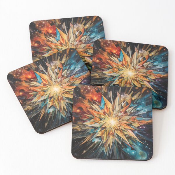 Item preview, Explore "Simplistic & Minimalistic Star Collision Art" designed and sold by ArtificialGenes.