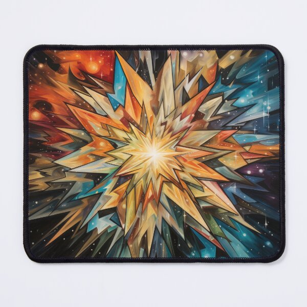 Item preview, Explore "Simplistic & Minimalistic Star Collision Art" designed and sold by ArtificialGenes.