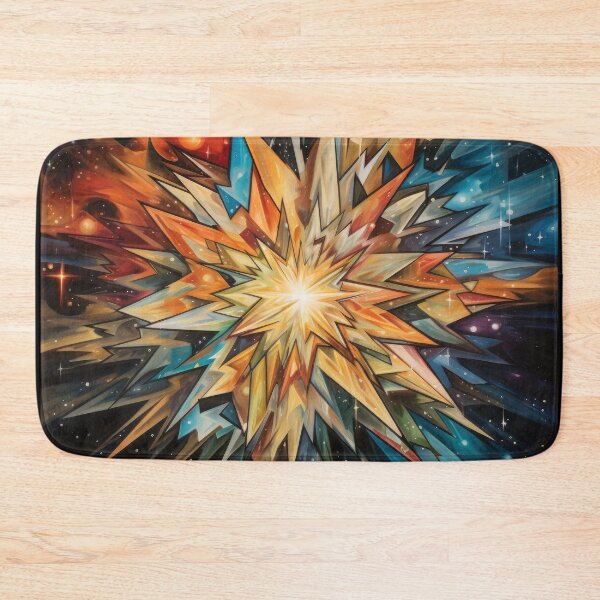 Item preview, Explore "Simplistic & Minimalistic Star Collision Art" designed and sold by ArtificialGenes.