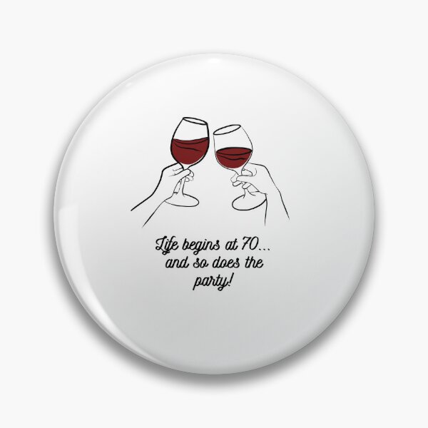 Item preview, Funny 70th Birthday Quote designed and sold by WearableWhisper.