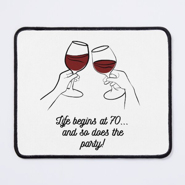 Item preview, Funny 70th Birthday Quote designed and sold by WearableWhisper.