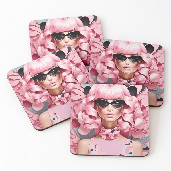 Item preview, Fashionista Pink girl spring wardrobe for woman chic style designed and sold by Carlos Gudino.