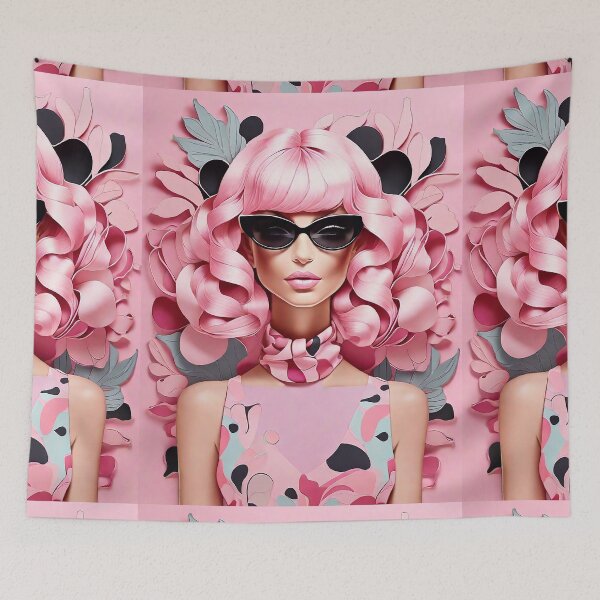 Item preview, Fashionista Pink girl spring wardrobe for woman chic style designed and sold by Carlos Gudino.