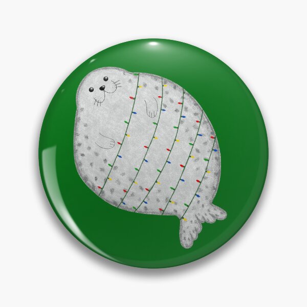 Item preview, Happy Christmas Lights Seal designed and sold by raedoes.