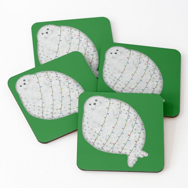 Item preview, Happy Christmas Lights Seal designed and sold by raedoes.