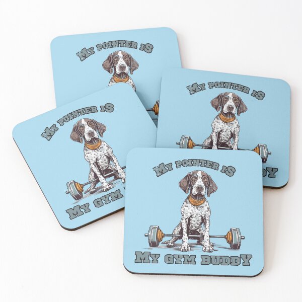Item preview, German Shorthaired Pointer Gym Buddy - Perfect for Active Dog Owners designed and sold by brindled.