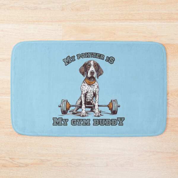Item preview, German Shorthaired Pointer Gym Buddy - Perfect for Active Dog Owners designed and sold by brindled.