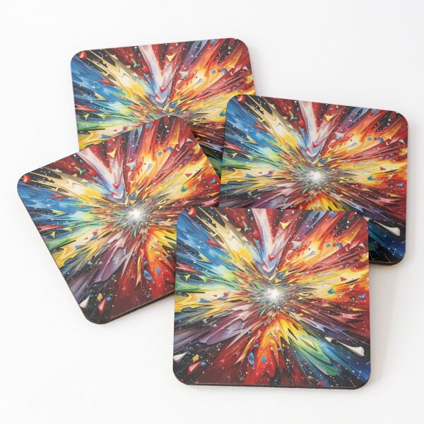 Item preview, Explore "Simplistic & Minimalistic Star Collision Art" designed and sold by ArtificialGenes.