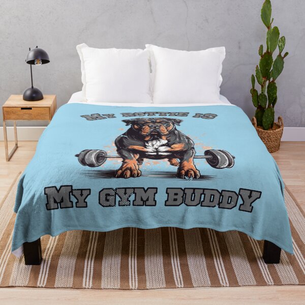 Item preview, Rottweiler Gym Buddy - Perfect for Active Dog Owners designed and sold by brindled.