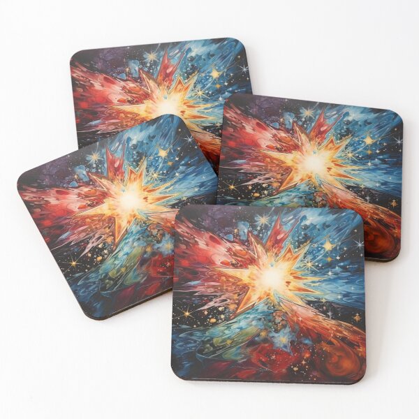 Item preview, Explore "Simplistic & Minimalistic Star Collision Art" designed and sold by ArtificialGenes.