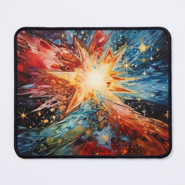 Item preview, Explore "Simplistic & Minimalistic Star Collision Art" designed and sold by ArtificialGenes.
