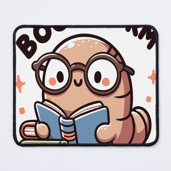 Item preview, Cute bookworm designed and sold by LongIslandDesgn.