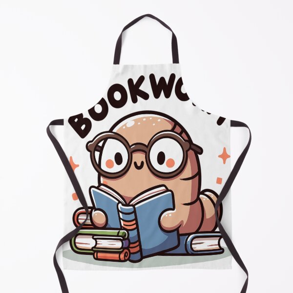 Item preview, Cute bookworm designed and sold by LongIslandDesgn.