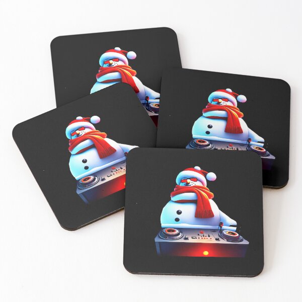 Item preview, Frosty Grooves: DJ Snowman Spinning Winter Beats designed and sold by GranitTR.