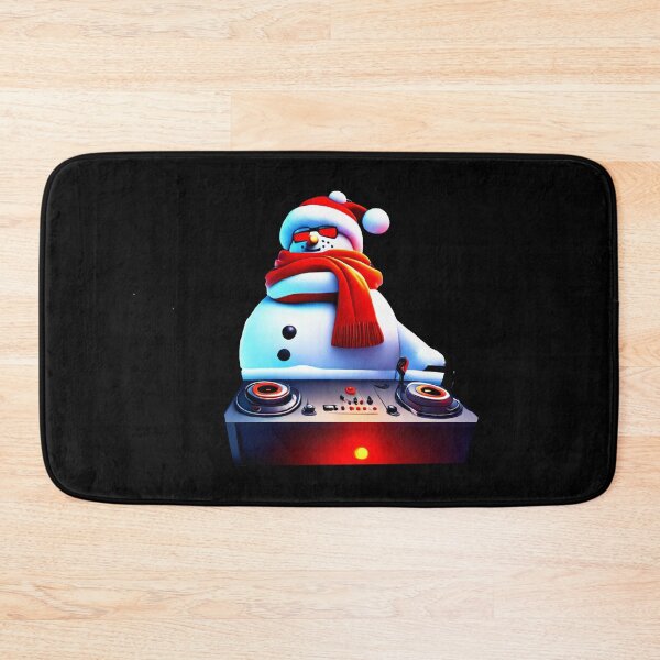 Item preview, Frosty Grooves: DJ Snowman Spinning Winter Beats designed and sold by GranitTR.