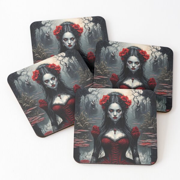 Item preview, Vampire girl designed and sold by GothicRubette.