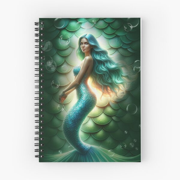 Item preview, Beautiful Mermaid With Bubble Backdrop designed and sold by KeeganCreations.