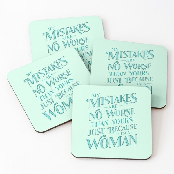 Item preview, Just Because I'm a Woman (Green) designed and sold by Carol Esteves.