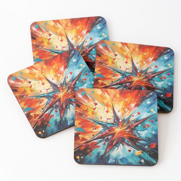 Item preview, Explore "Simplistic & Minimalistic Star Collision Art" designed and sold by ArtificialGenes.