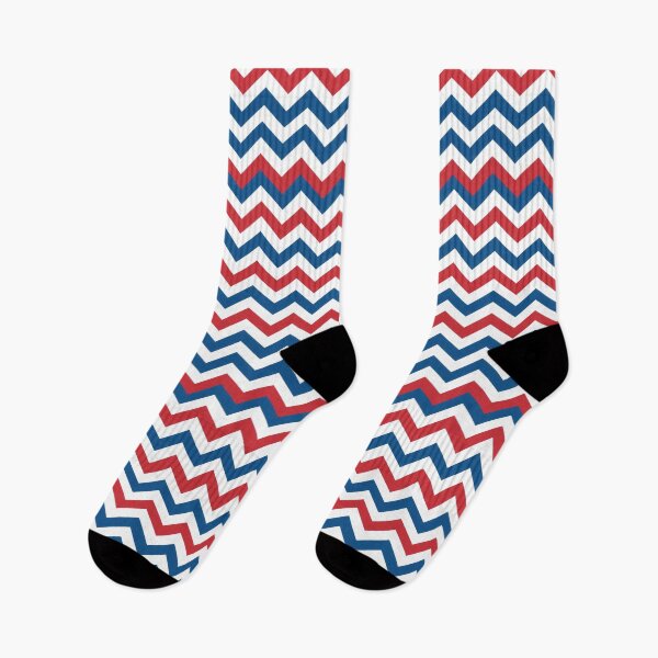 Item preview, Cheerful Zigzag Harmony: Red, White, and Blue Delight designed and sold by NeavesPhoto.