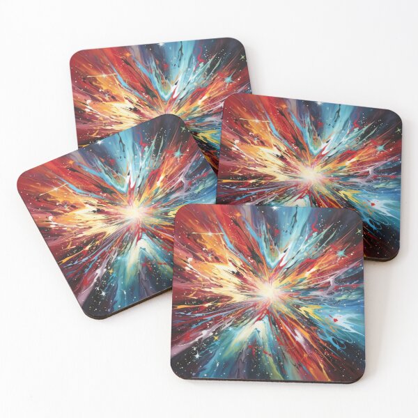 Item preview, Explore "Simplistic & Minimalistic Star Collision Art" designed and sold by ArtificialGenes.