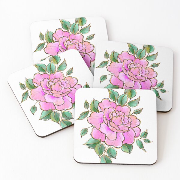 Item preview, Gilded Peony designed and sold by Emily Page Art.
