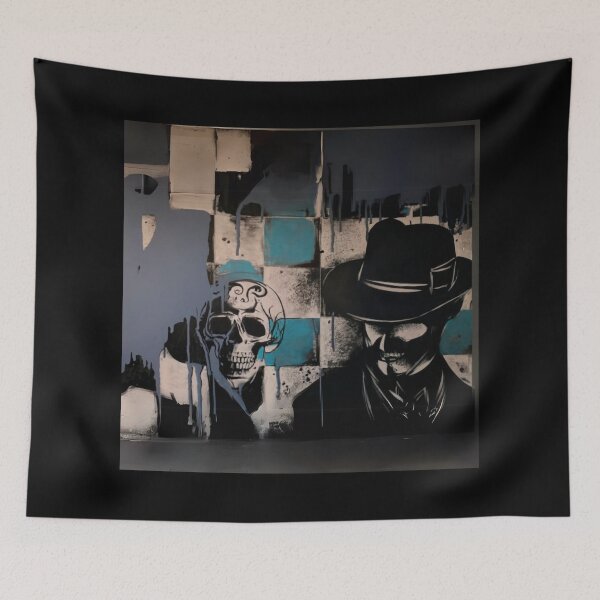 Item preview, Human Skull Hidden in a Chessboard designed and sold by Blink Art Studio.