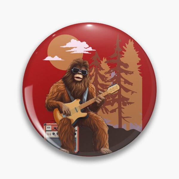 Item preview, Rock On Bigfoot Sasquatch Loves Rock And Roll designed and sold by nicksvp.